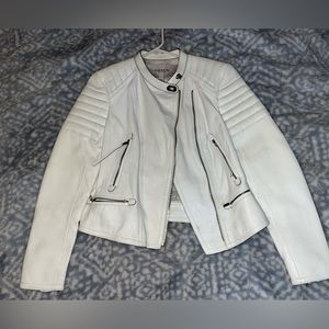 Leather Coach Jacket missing zipper